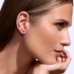 Kolczyki z brylantami Kartezja z żółtego złota