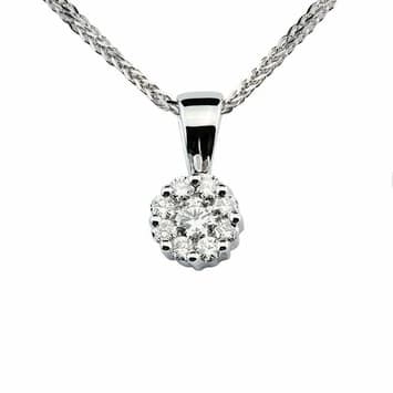 Zawieszka z brylantami Ventego z białego złota 0,27ct