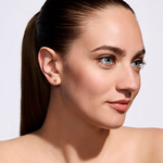 Kolczyki z brylantami Kartezja z żółtego złota